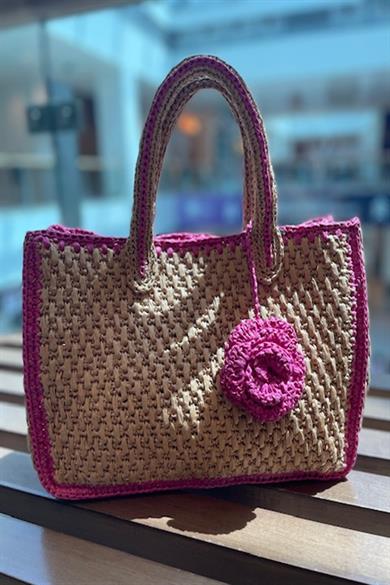 Crochet Handmade Chic Floral Bag