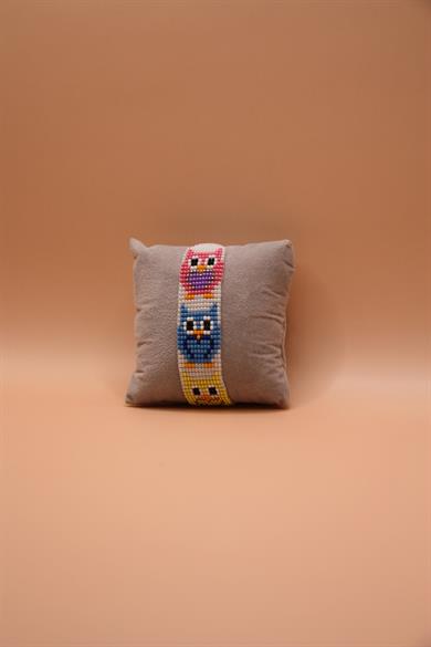 Cute Owl Design Adjustable  Miyuki Bracelet