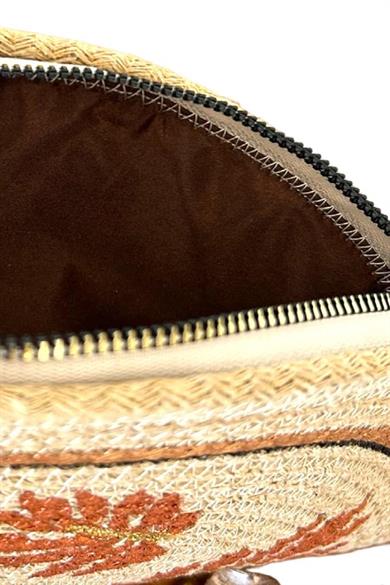 Handmade Bronze Leaves  Clutch