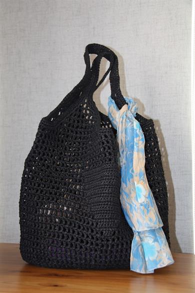Handmade Raffia Tote Bag