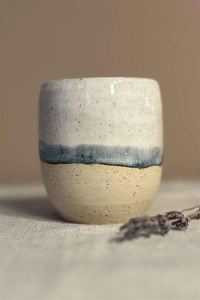 Handmade Short Ceramic Tumbler