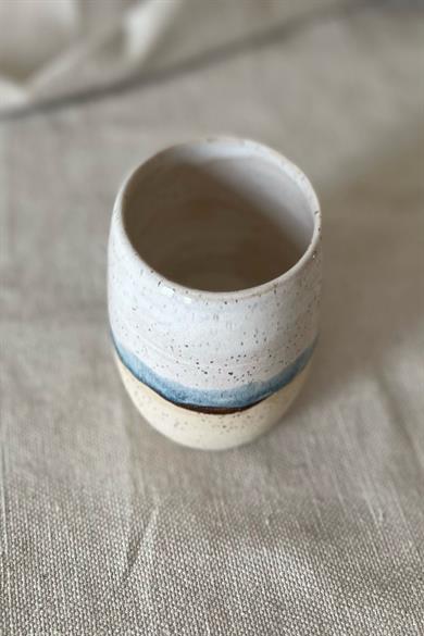 Handmade Short Ceramic Tumbler