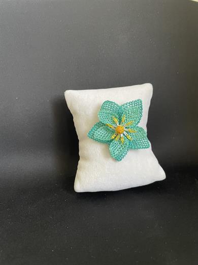 Just Turquoise, Handmade Brooch