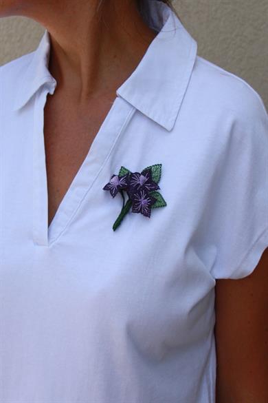 Lilium Bouquet Handmade Brooch