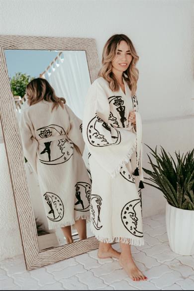 One Size Belted Kaftan Premium Quality 