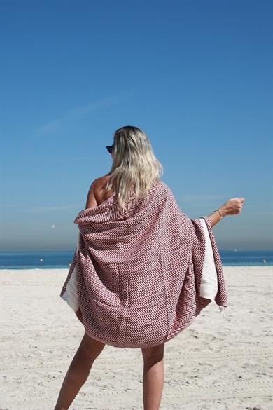 Original Turkish Herringbone Bath Towel