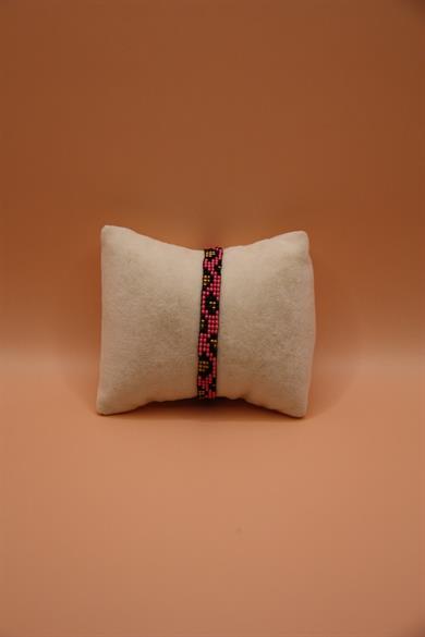 Pink Animal Print Miyuki Bracelet