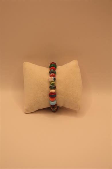 Rainbow Handmade Murano Glass Bracelet