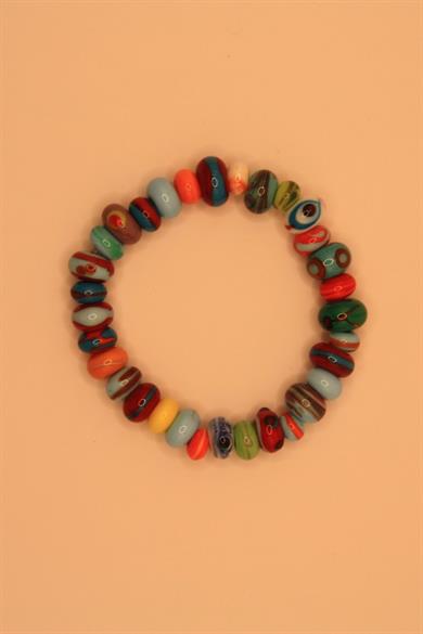Rainbow Handmade Murano Glass Bracelet