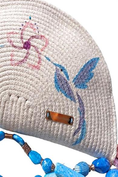 Sparkling Blue Hummingbird Clutch