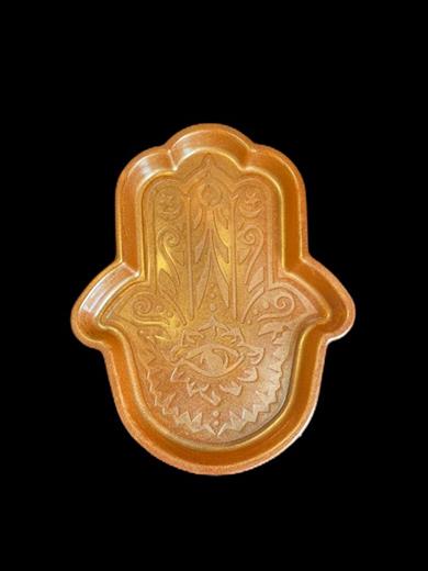 Hamsa Tray, Handmade Epoxy