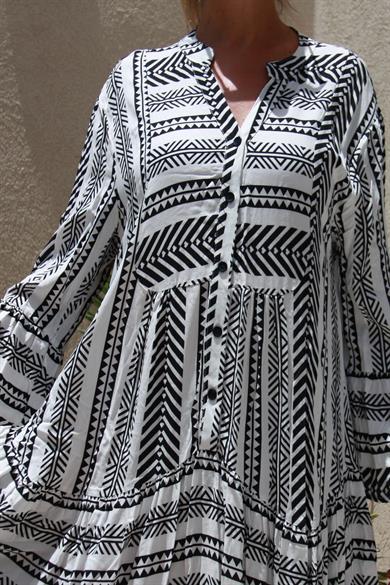 Womens Casual Long Sleeve Dress 