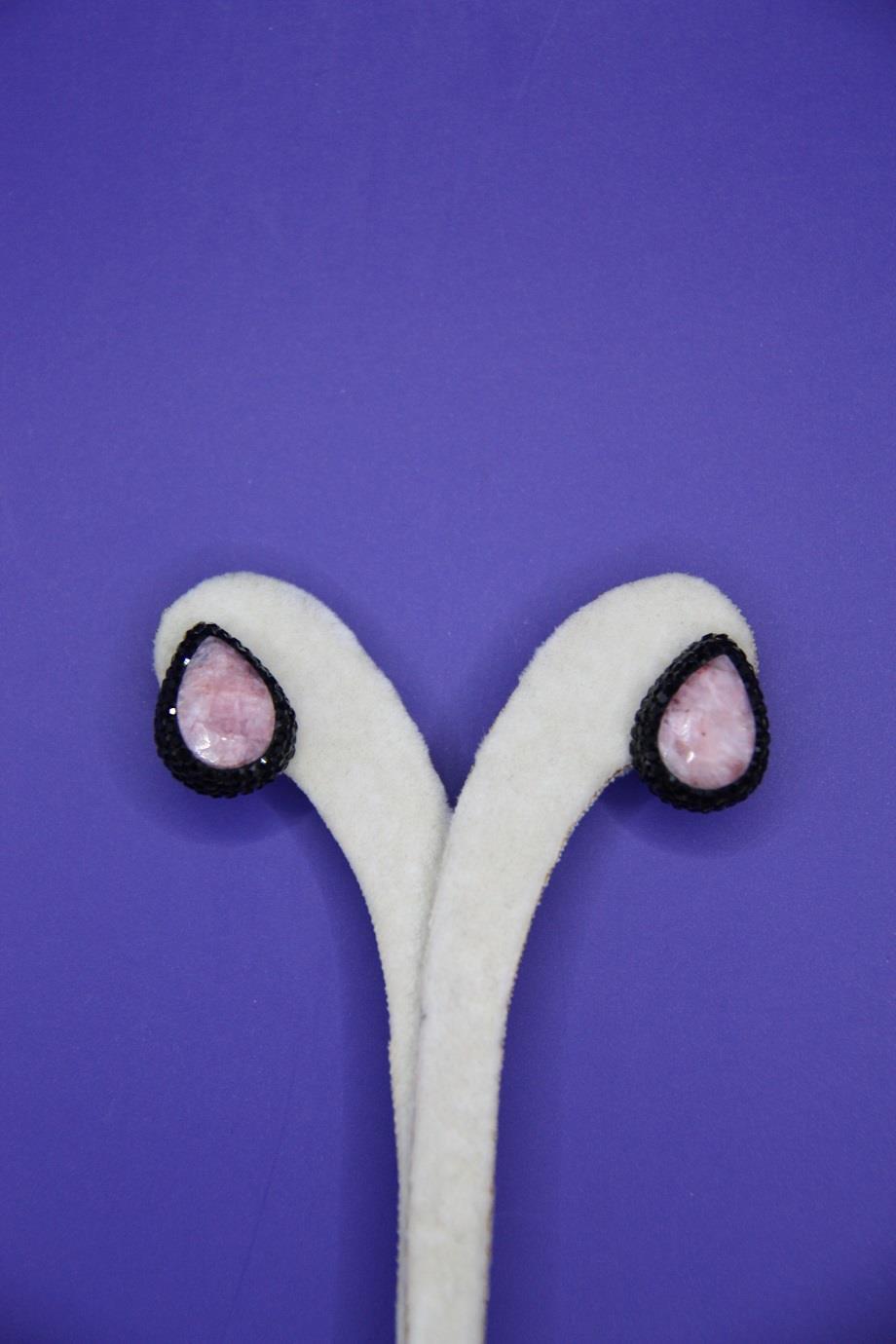 925 Sterling Silver Quartz Teardrop Earrings