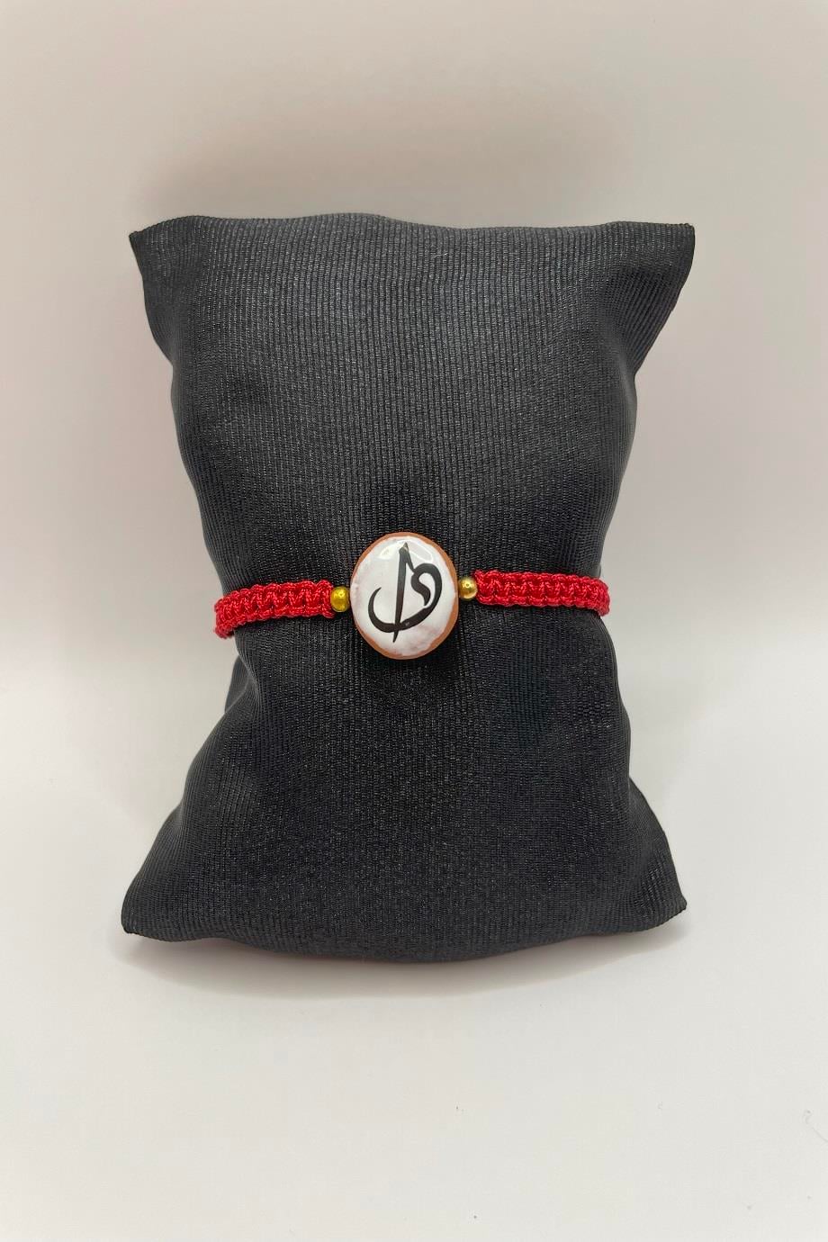 Alif and Wav Natural clay Adjustable Bracelet