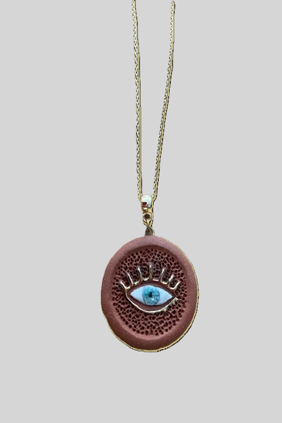 Clay & Blue Gold Eye