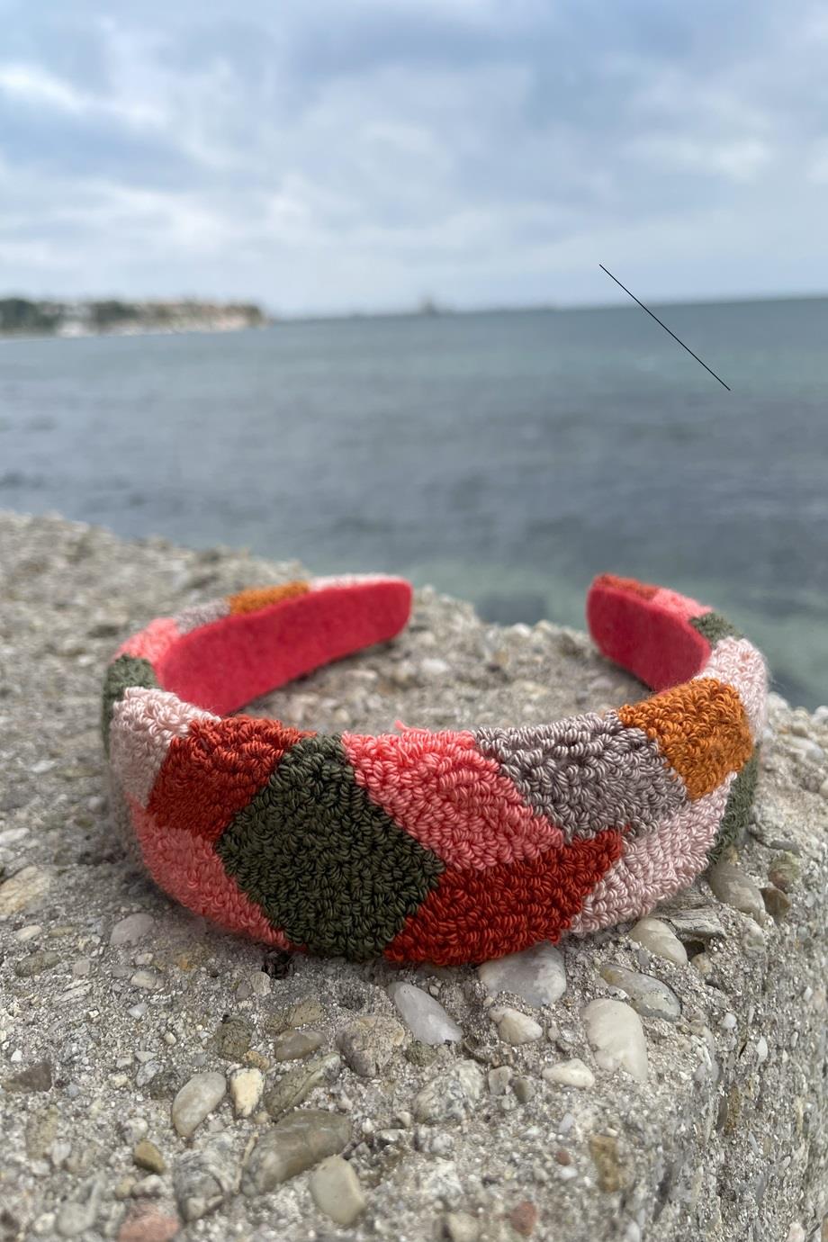 Hand Tufted Unique Head Band