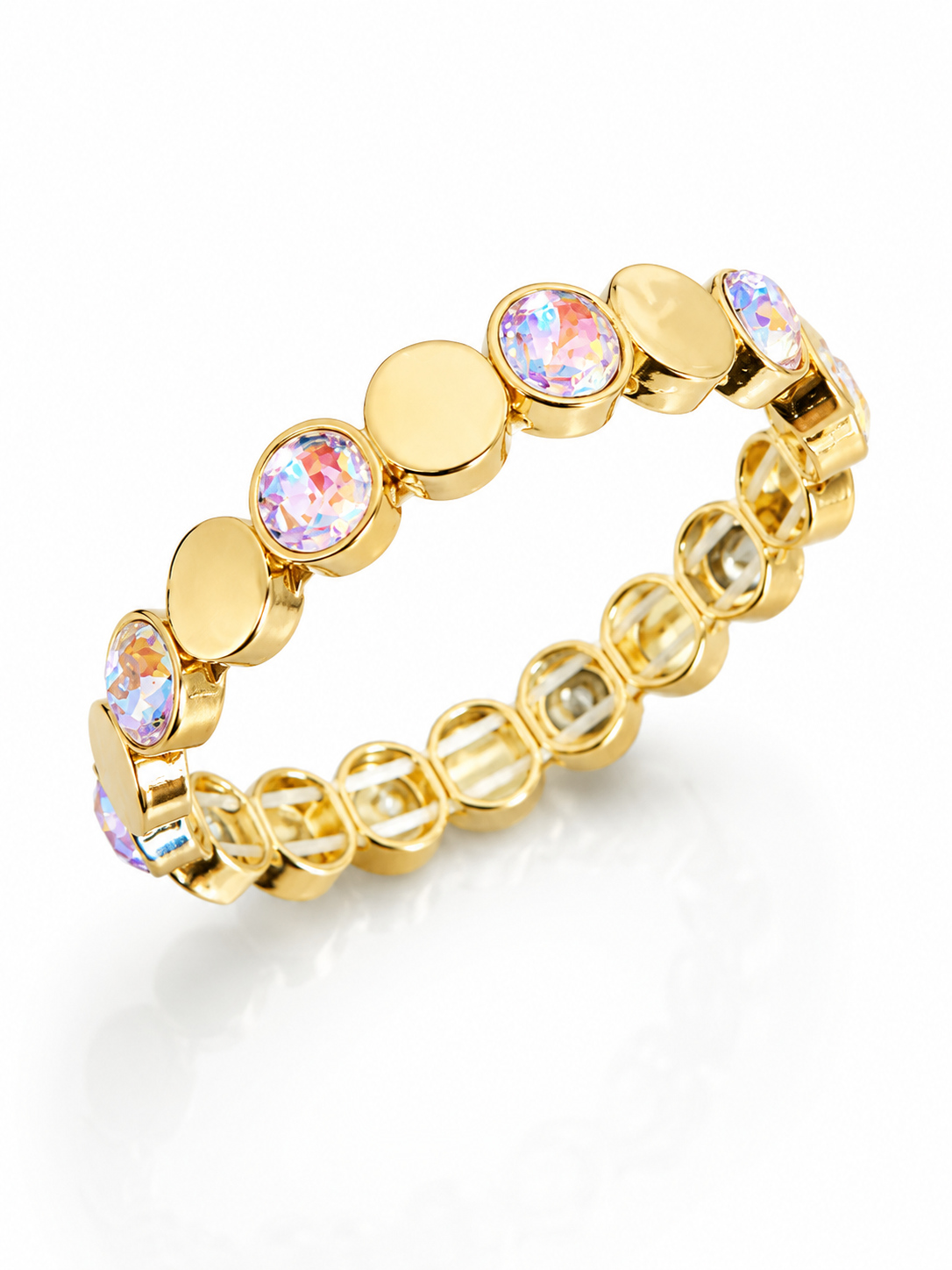 14K Gold Aurora Kristal Bileklik