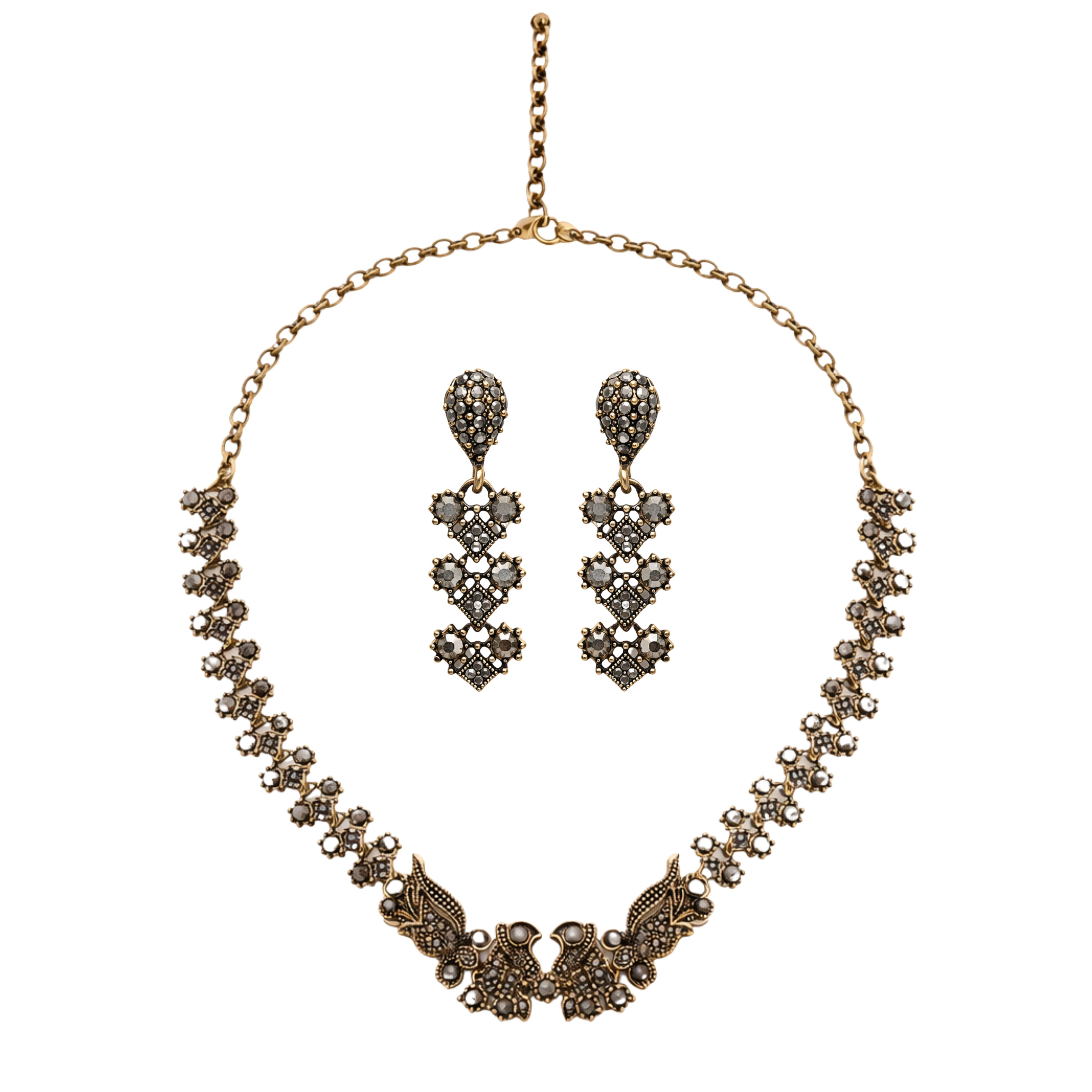 Antik Detaylı Bakır Set