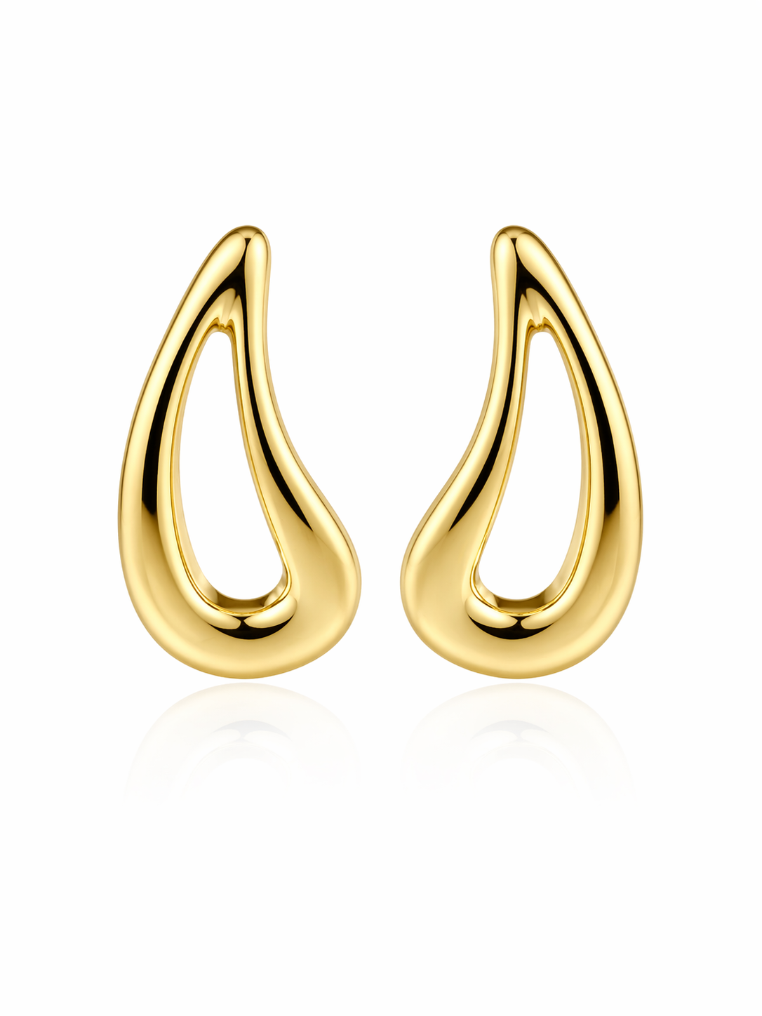 Damla Minimal Gold Kadın Küpe
