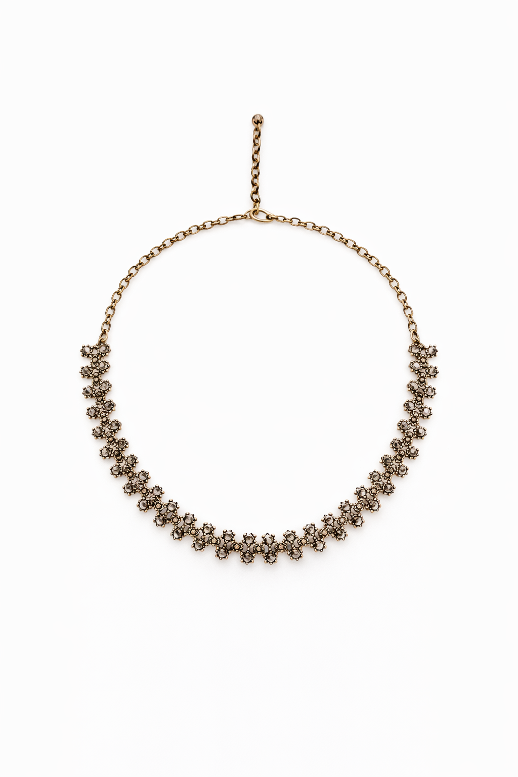 Minimal Zirkon Taşlı Bakır Kolye