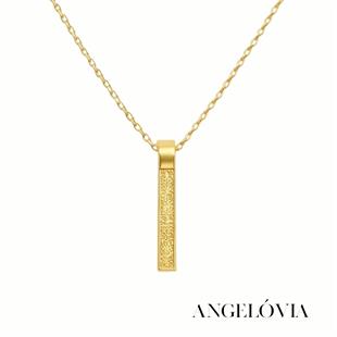 ZARİF DESENLİ ÇELİK KOLYE