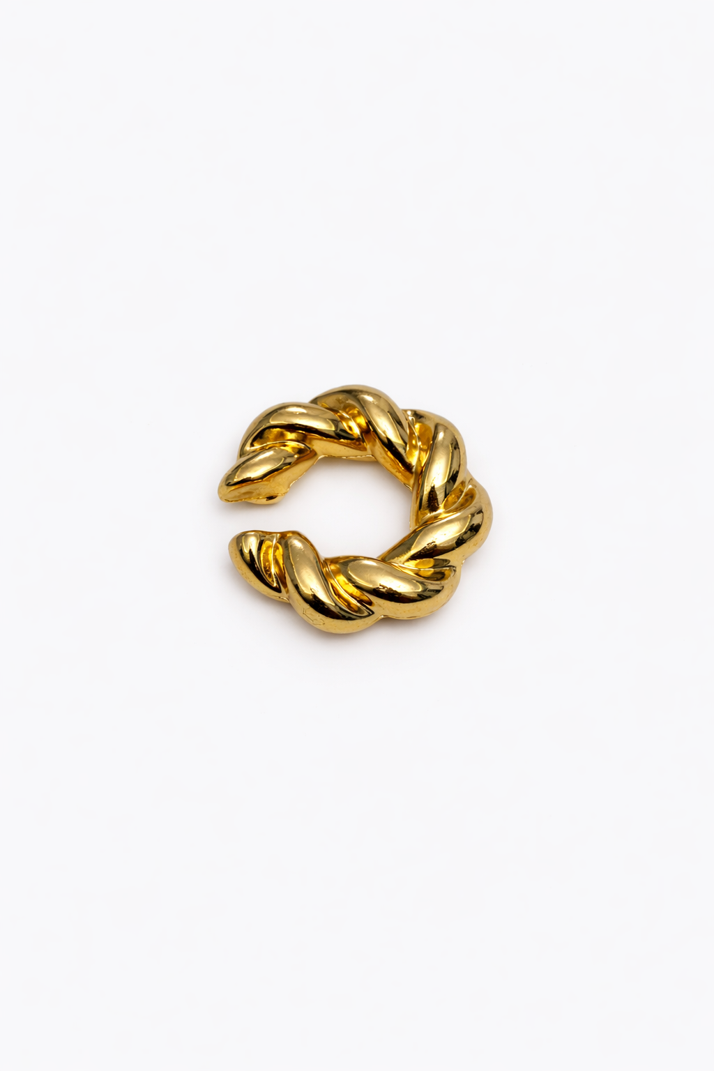 Gold Örgü Çelik Earcuff