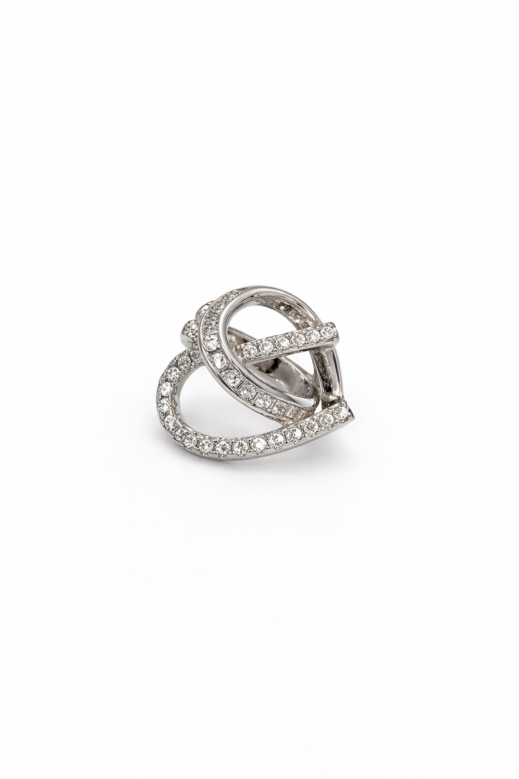 Gümüş Zirkon Taşlı Çelik Earcuff