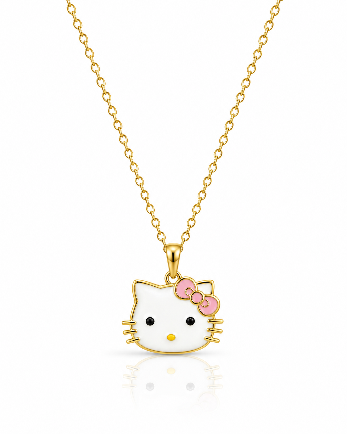 Hello Kitty Figürlü Çelik Kadın Kolye