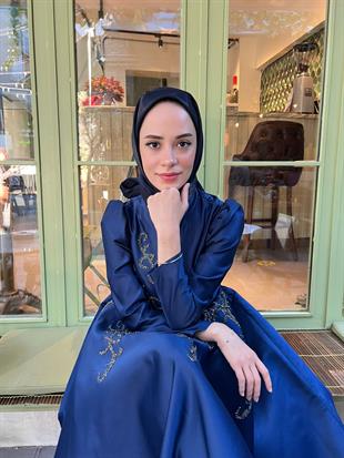 Alya  – Lacivert Abiye Elbise