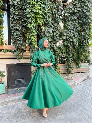 Alya  – Zümrüt Abiye Elbise