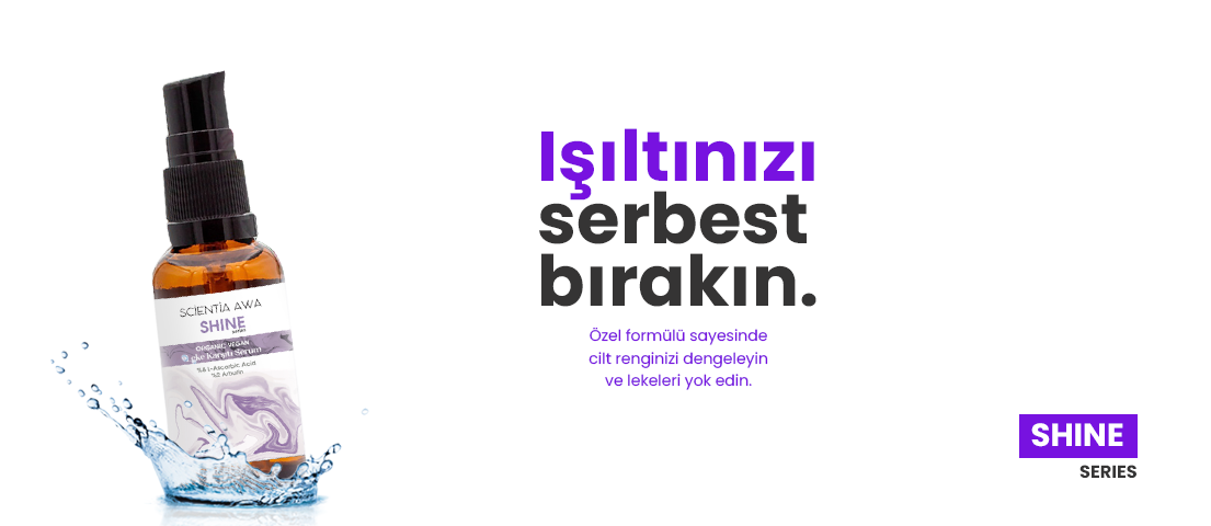 Shine Organik Vegan Leke Karşıtı Serum