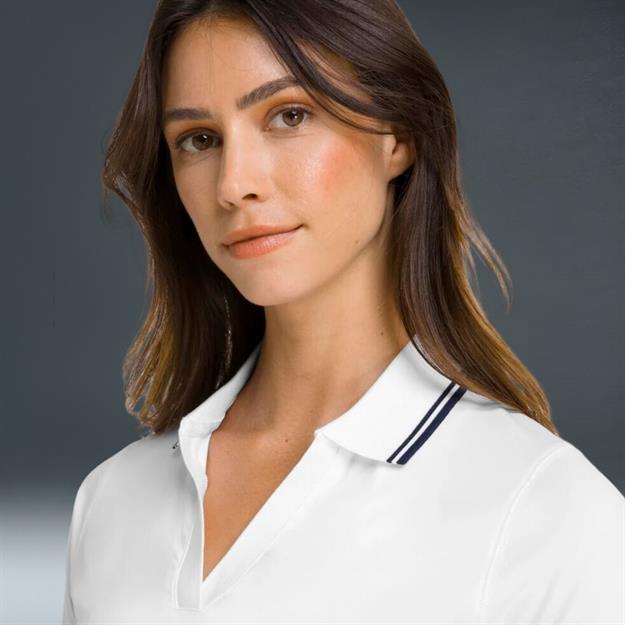  Wilson Club Kadın Polo Tişört Beyaz