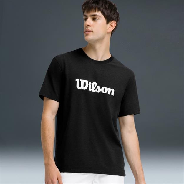  Wilson Team Graphic Tee Black Script