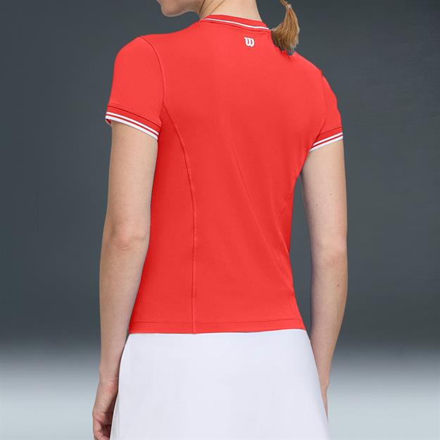  Wilson Team Seamless Kırmızı Kadın Tişört