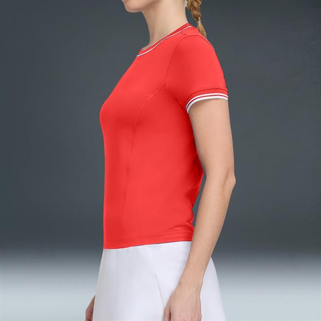  Wilson Team Seamless Kırmızı Kadın Tişört