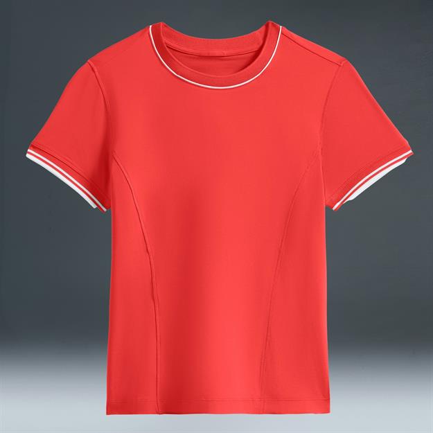  Wilson Team Seamless Kırmızı Kadın Tişört