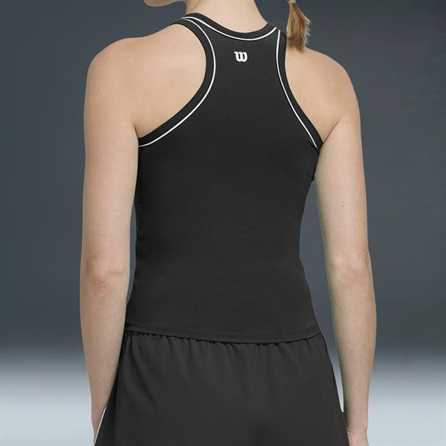  Wilson Team Tank Siyah Tenis Atleti
