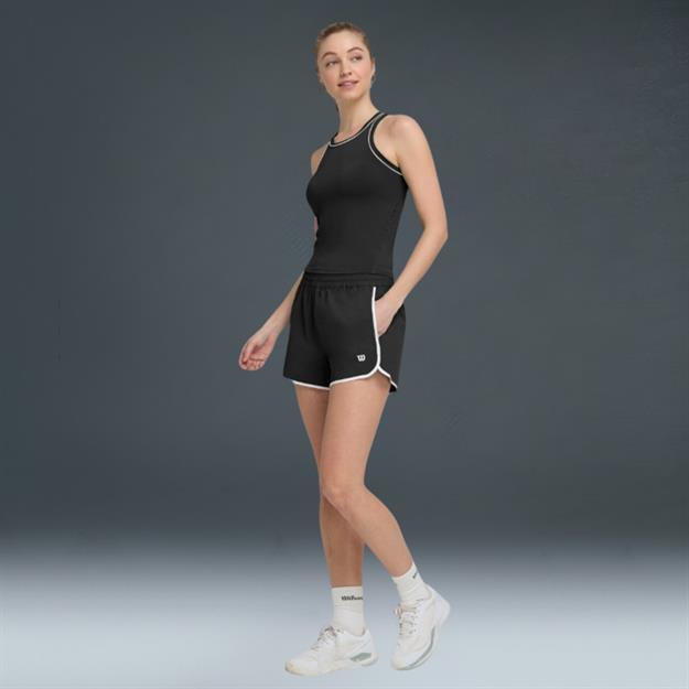  Wilson Team Tank Siyah Tenis Atleti