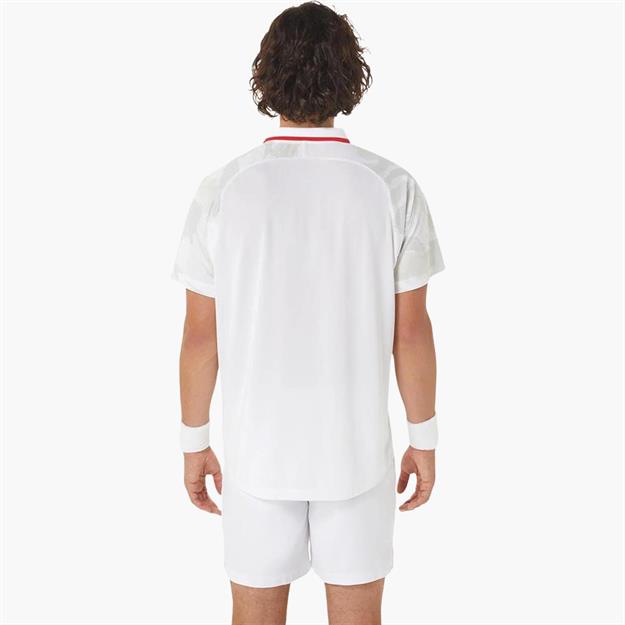 Asics Men Court Graphic Polo T-Shirt