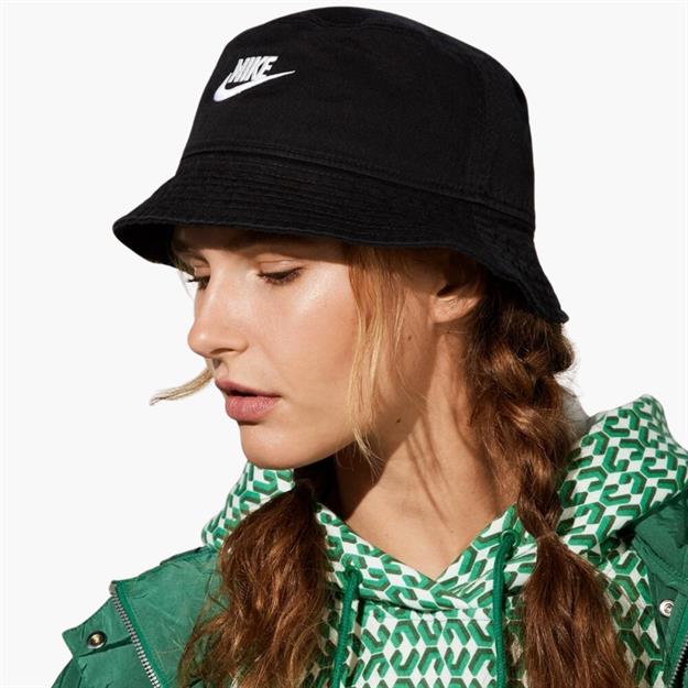 Nike Apex Futura Yıkanmış Balıkçı Şapkası - Siyah