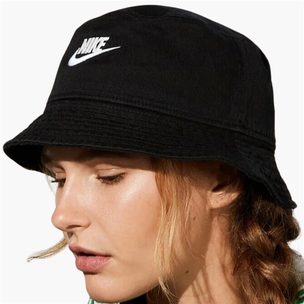 Nike Apex Futura Yıkanmış Balıkçı Şapkası - Siyah