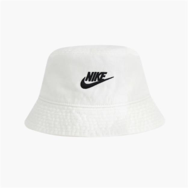 Nike Apex Futura Yıkanmış Balıkçı Şapkası - Beyaz