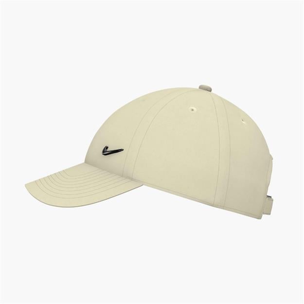 Nike Dri-FIT Club Yumuşak Metal Swoosh Çocuk Şapkası - Bej