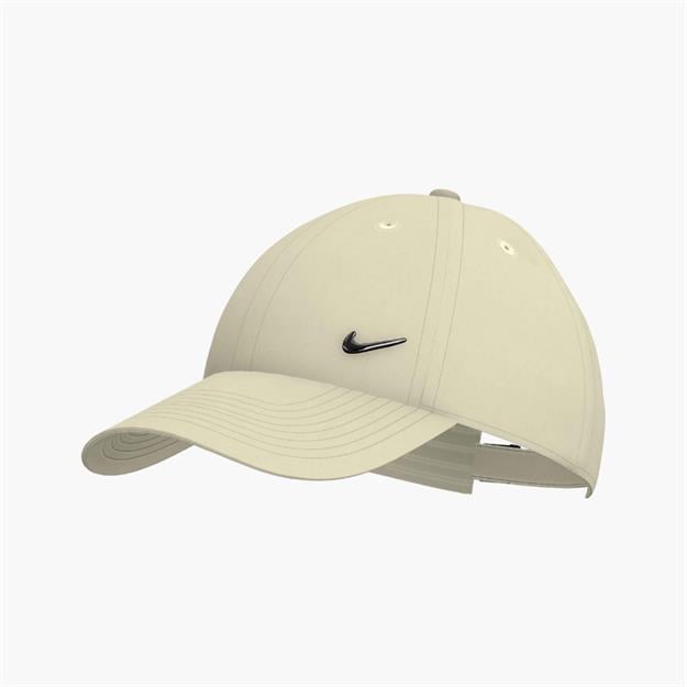 Nike Dri-FIT Club Yumuşak Metal Swoosh Çocuk Şapkası - Bej