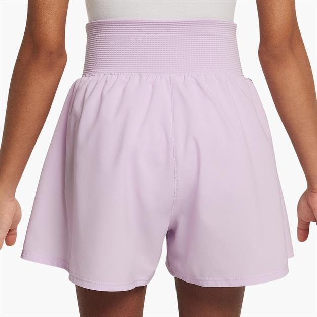 Nike Dri-FIT Genç Kız Antrenman Şortu - Açık Lila