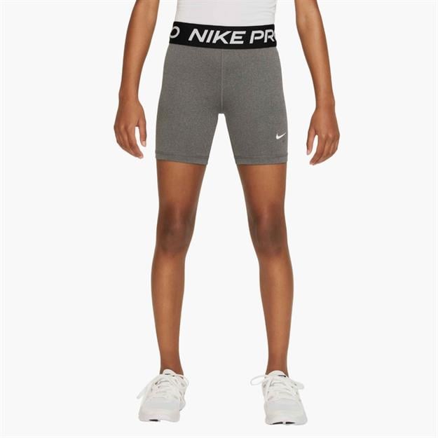 Nike Dri-FIT Genç Kız Şortu 13 cm - Gri
