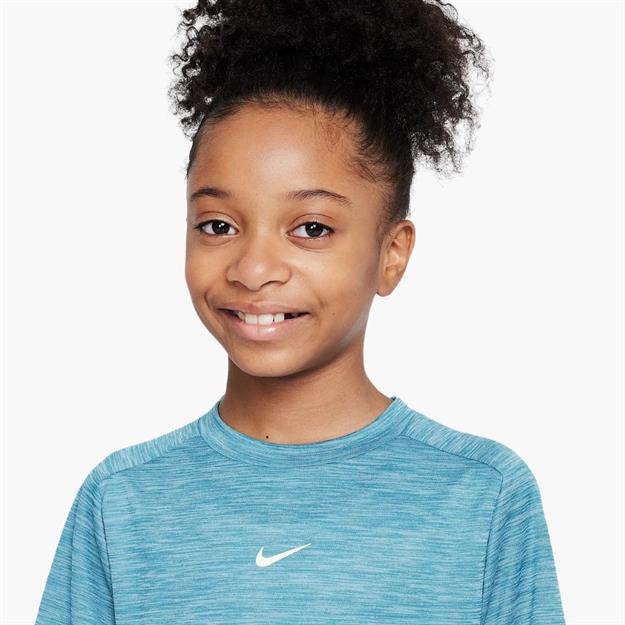 Nike Dri-FIT Multi Genç Çocuk Tişört - Mavi