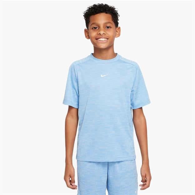 Nike Dri-FIT Multi Genç Çocuk Tişört - Açık Mavi