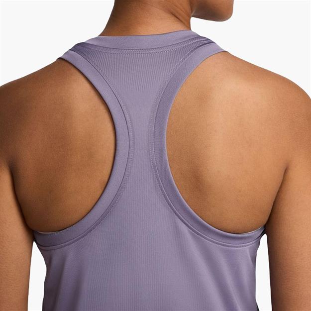 Nike Dri-FIT Racerback Spor Atlet - Mürdüm