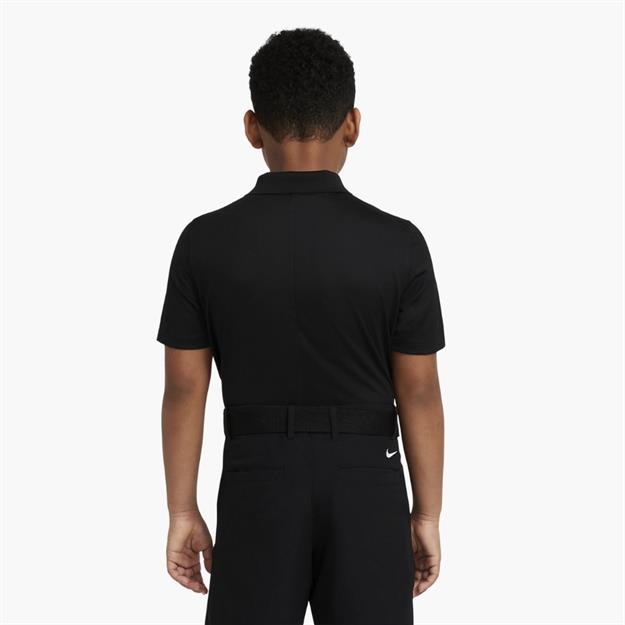 Nike Dri-FIT Victory Genç Çocuk Golf Polo Yaka T-Shirt - Siyah